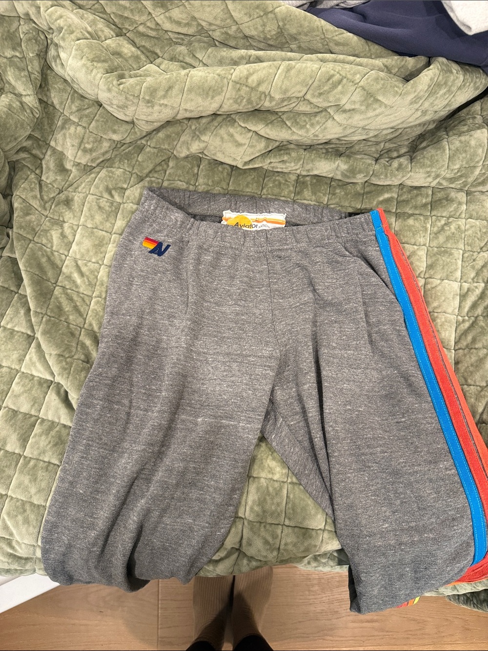 Woman’s aviator nation sweat pants